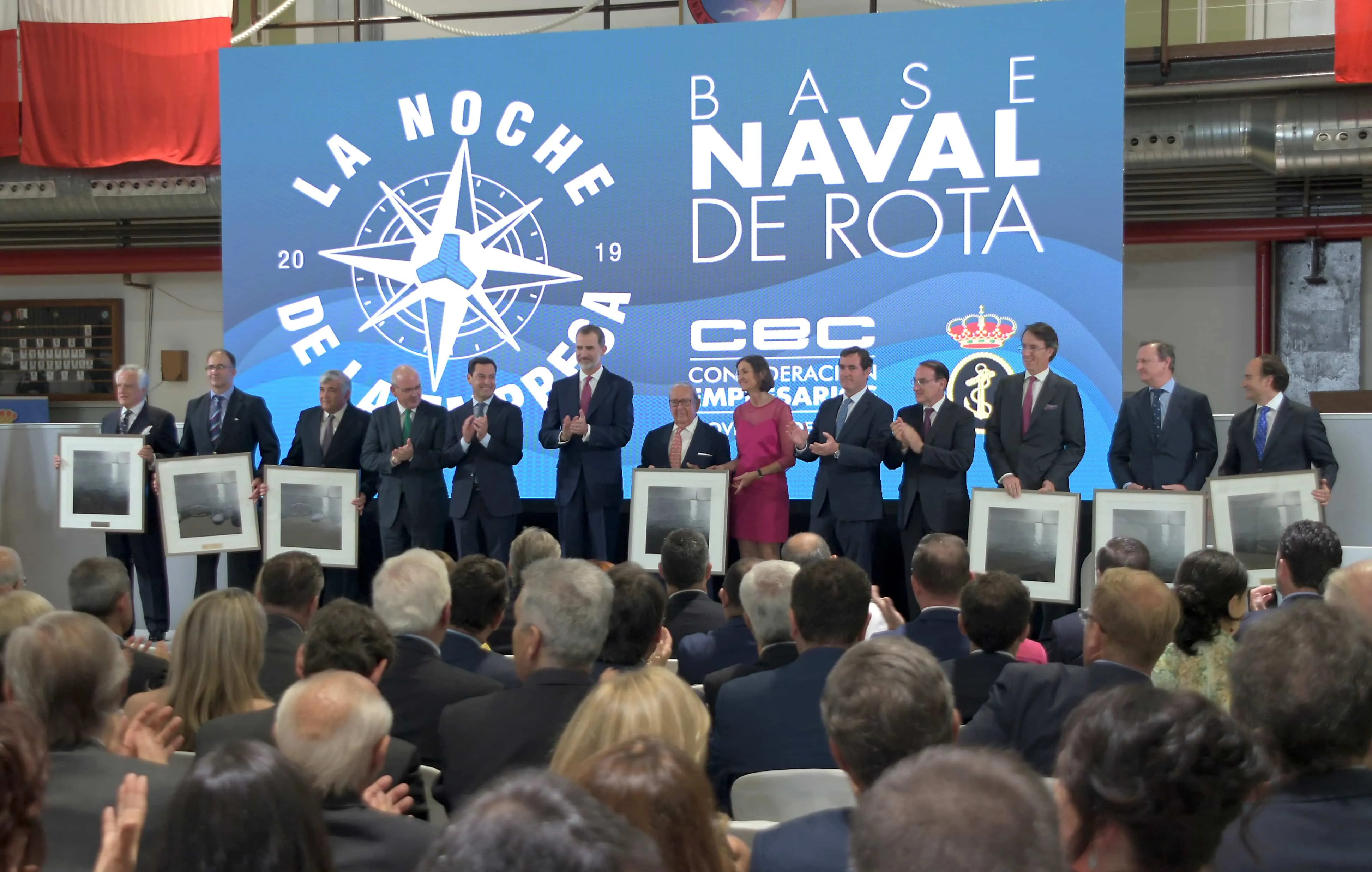 El presidente de la APBA recibe de manos del Rey el reconocimiento de los empresarios de Cádiz