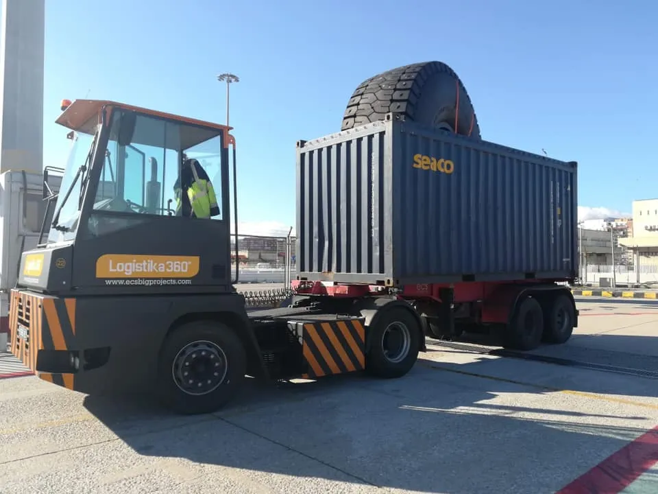 ECS 360 Logistika demuestra su eficacia en la ejecución de transportes especiales
