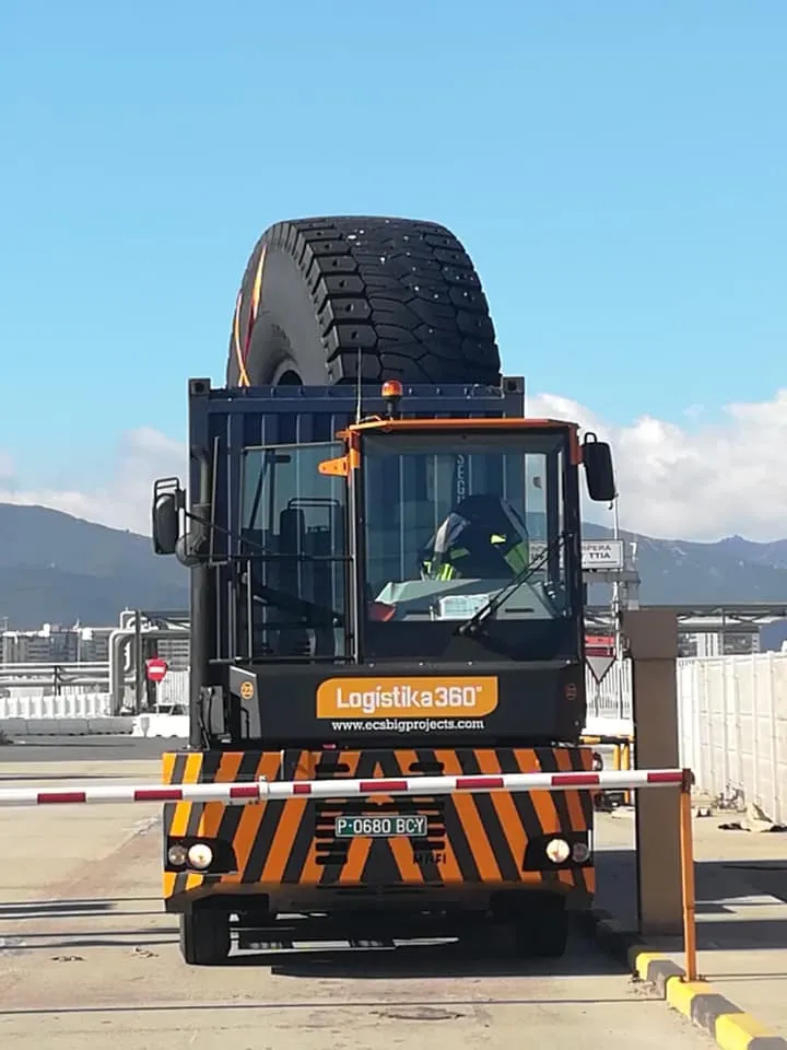 ECS 360 Logistika demuestra su eficacia en la ejecución de transportes especiales
