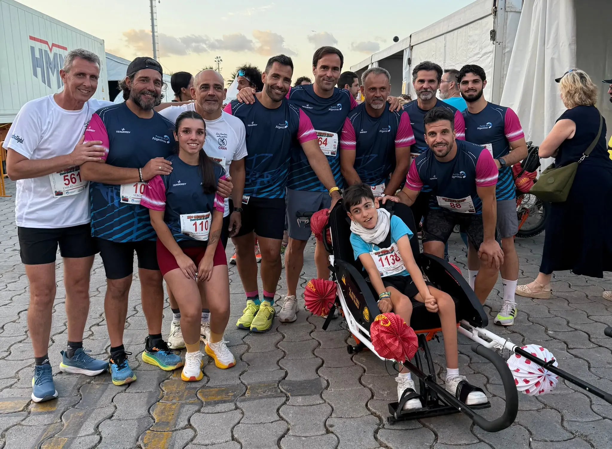 Apropadis 2.0 y el CDUTSB aportan valor social e inclusión a la XXIV Carrera Popular Puerto Bahía de Algeciras