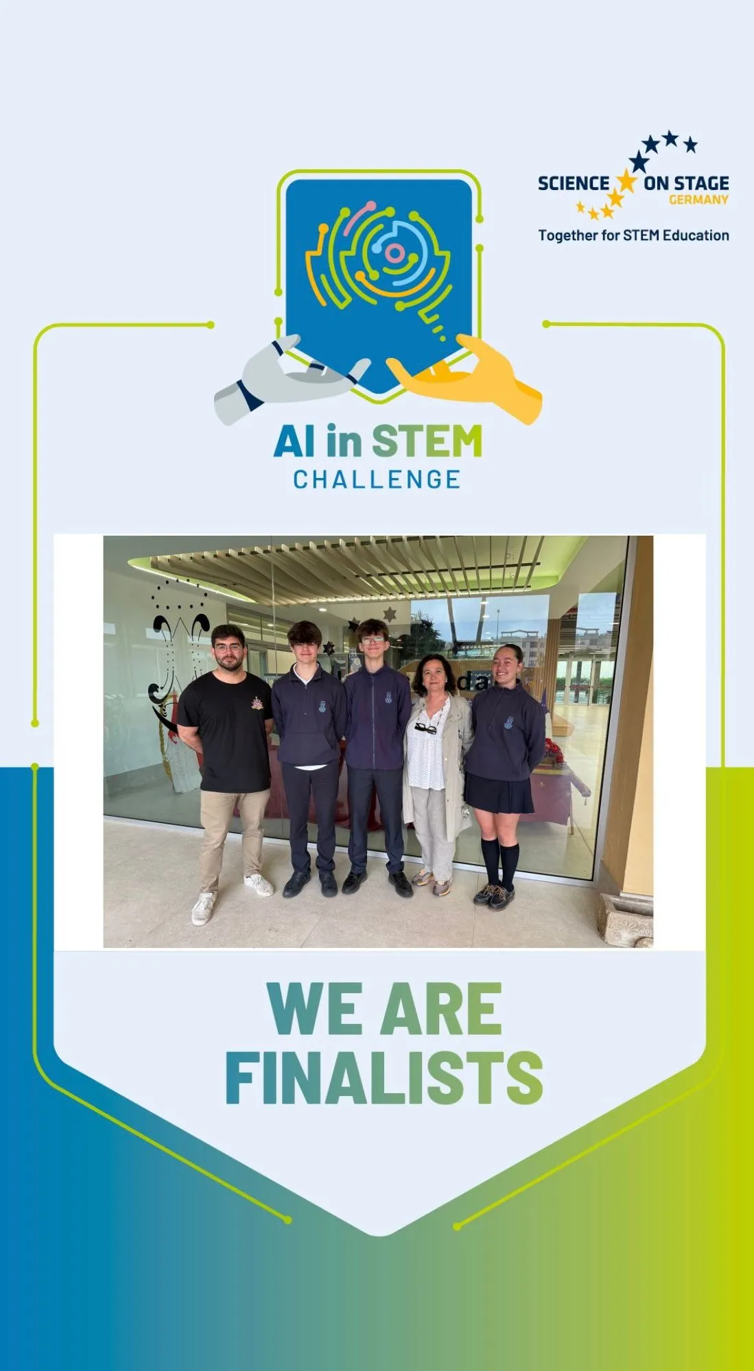 Un proyecto sobre conservación marina lleva a estudiantes de Algeciras a la final del AI in STEM Challenge en Berlín