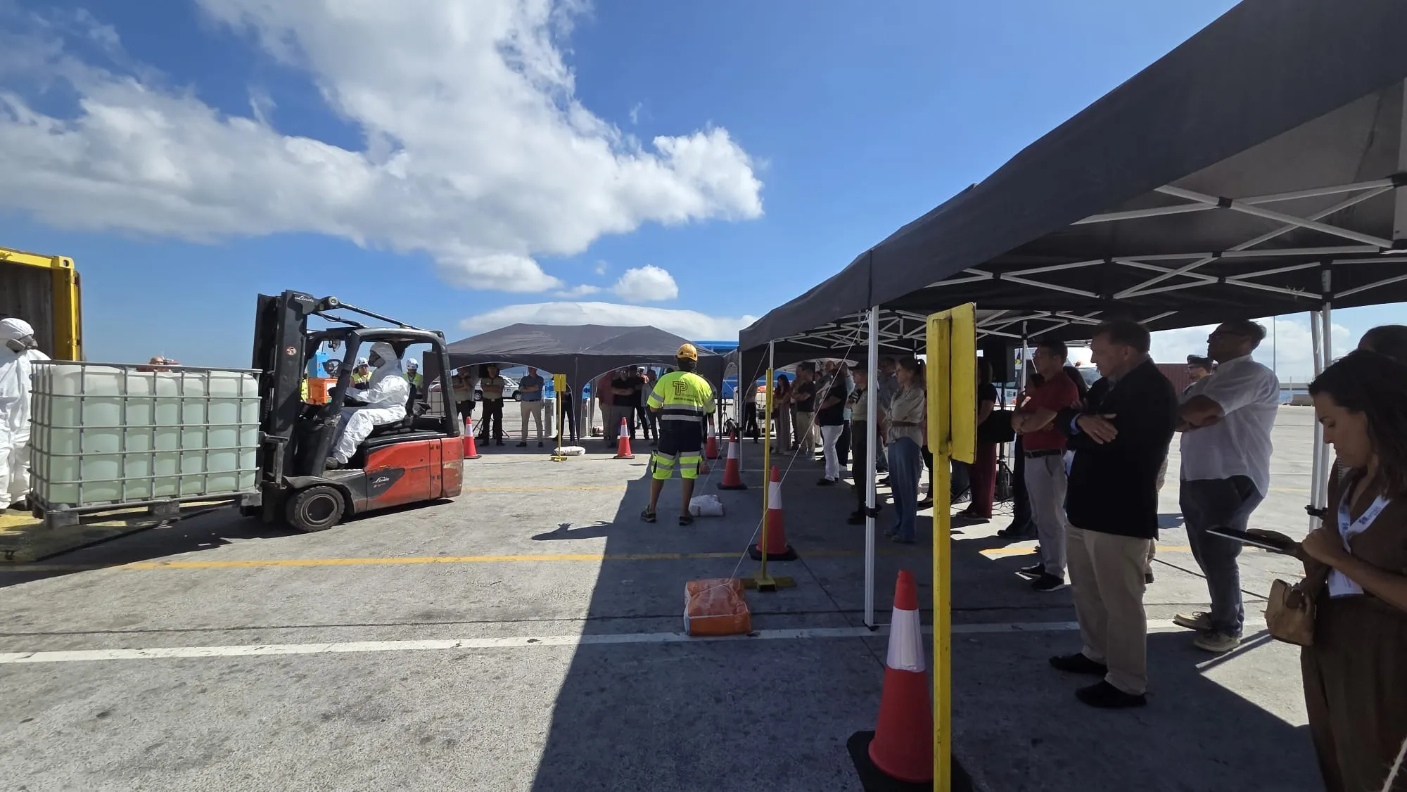 Stone Brothers Group tests its protocol for environmental emergencies at TTI Algeciras