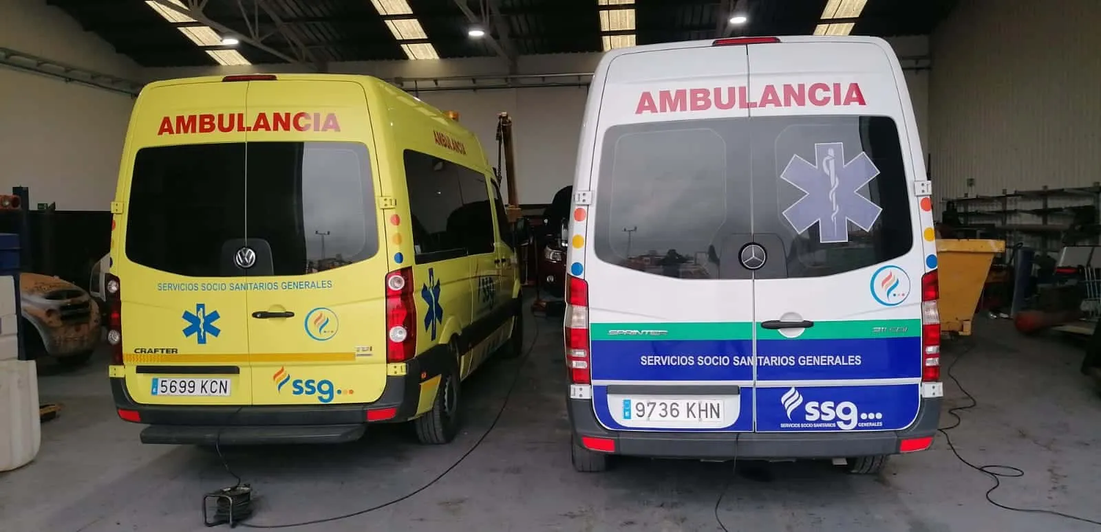 Grupo Piedra desinfecta ambulancias con ozono gratuitamente