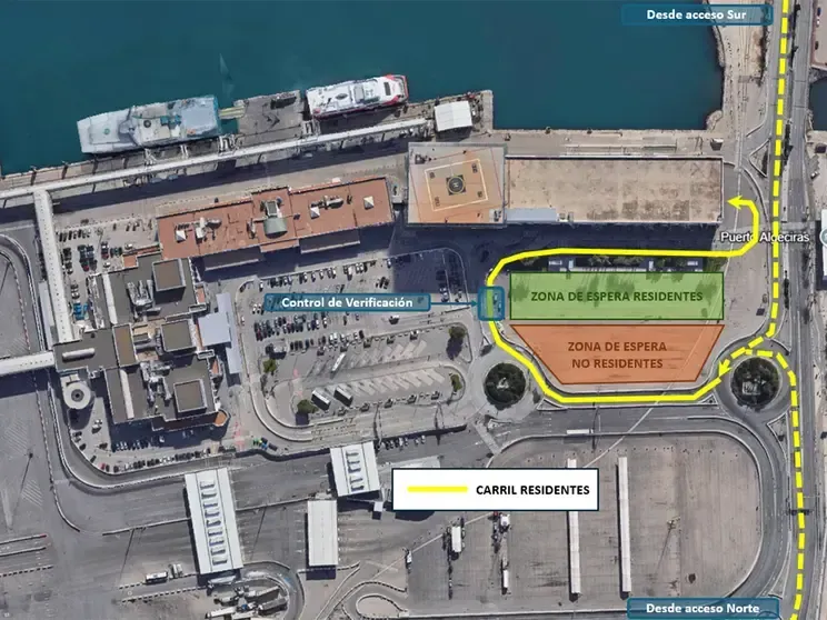 Los puertos de Algeciras y Ceuta coordinan el plan conjunto para la Operación Paso del Estrecho