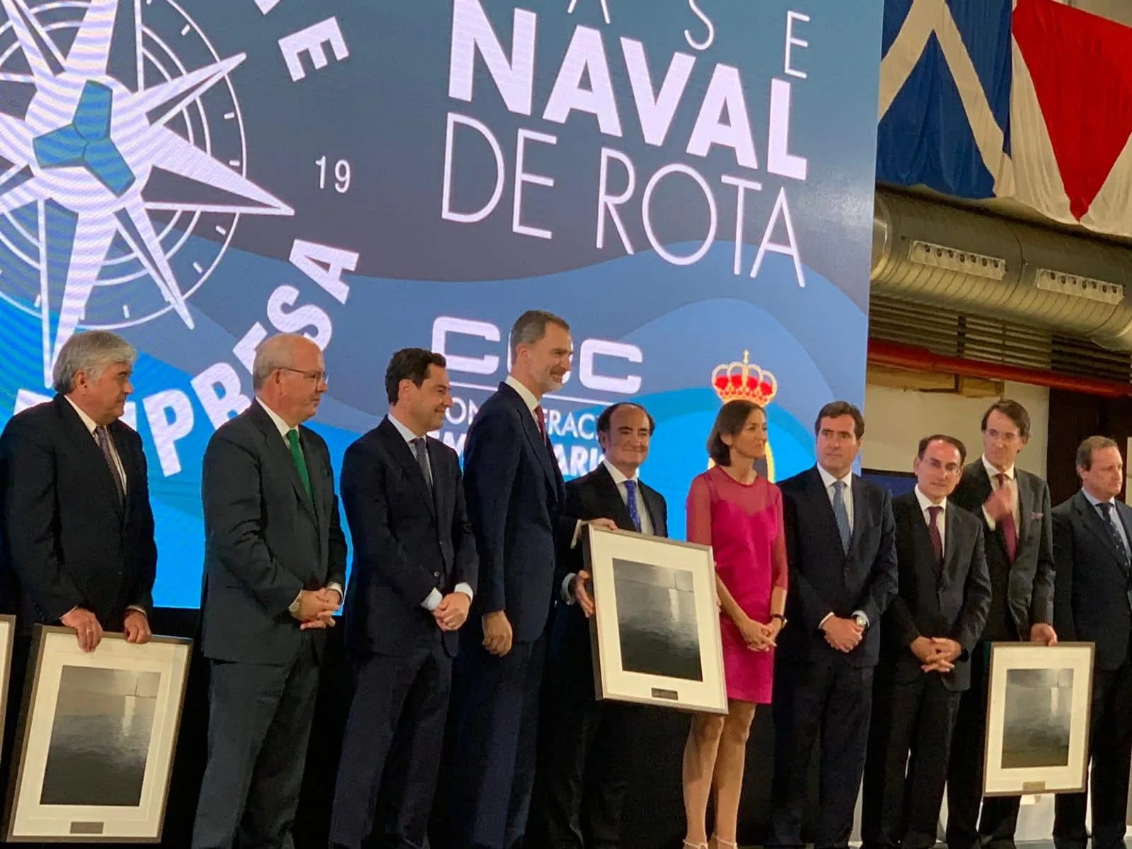 El presidente de la APBA recibe de manos del Rey el reconocimiento de los empresarios de Cádiz