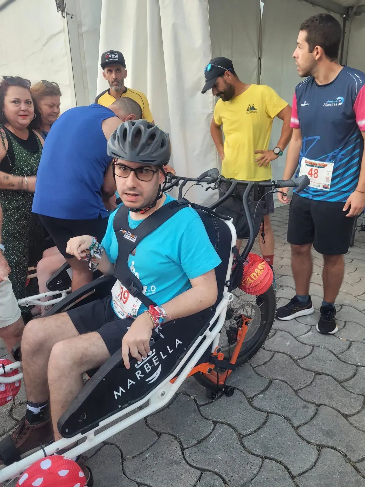 Apropadis 2.0 y el CDUTSB aportan valor social e inclusión a la XXIV Carrera Popular Puerto Bahía de Algeciras
