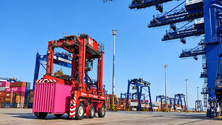 The Port of Algeciras handles more than 76 million tonnes through September, offsetting February’s decline