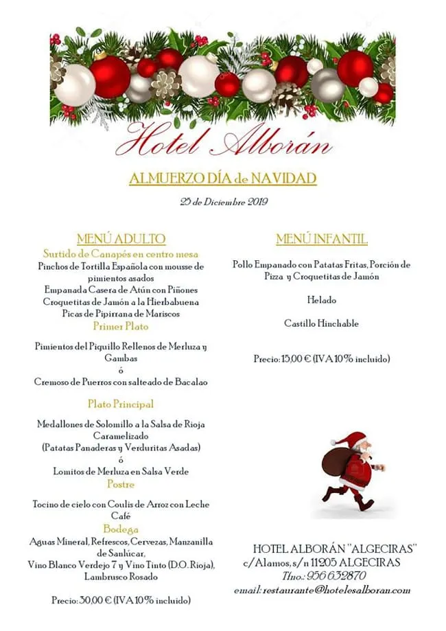 Hotel Alborán, un lugar para pasar las fiestas