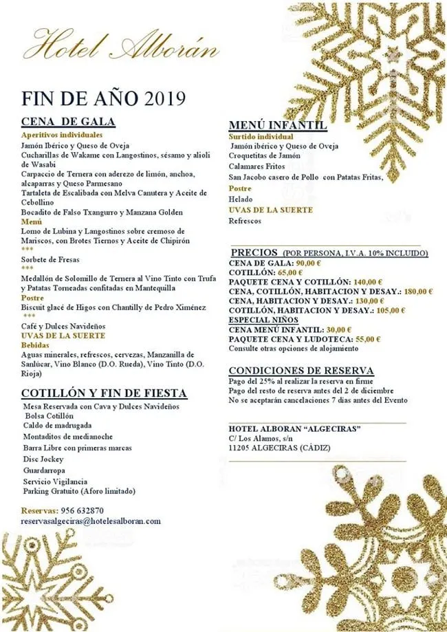 Hotel Alborán, un lugar para pasar las fiestas
