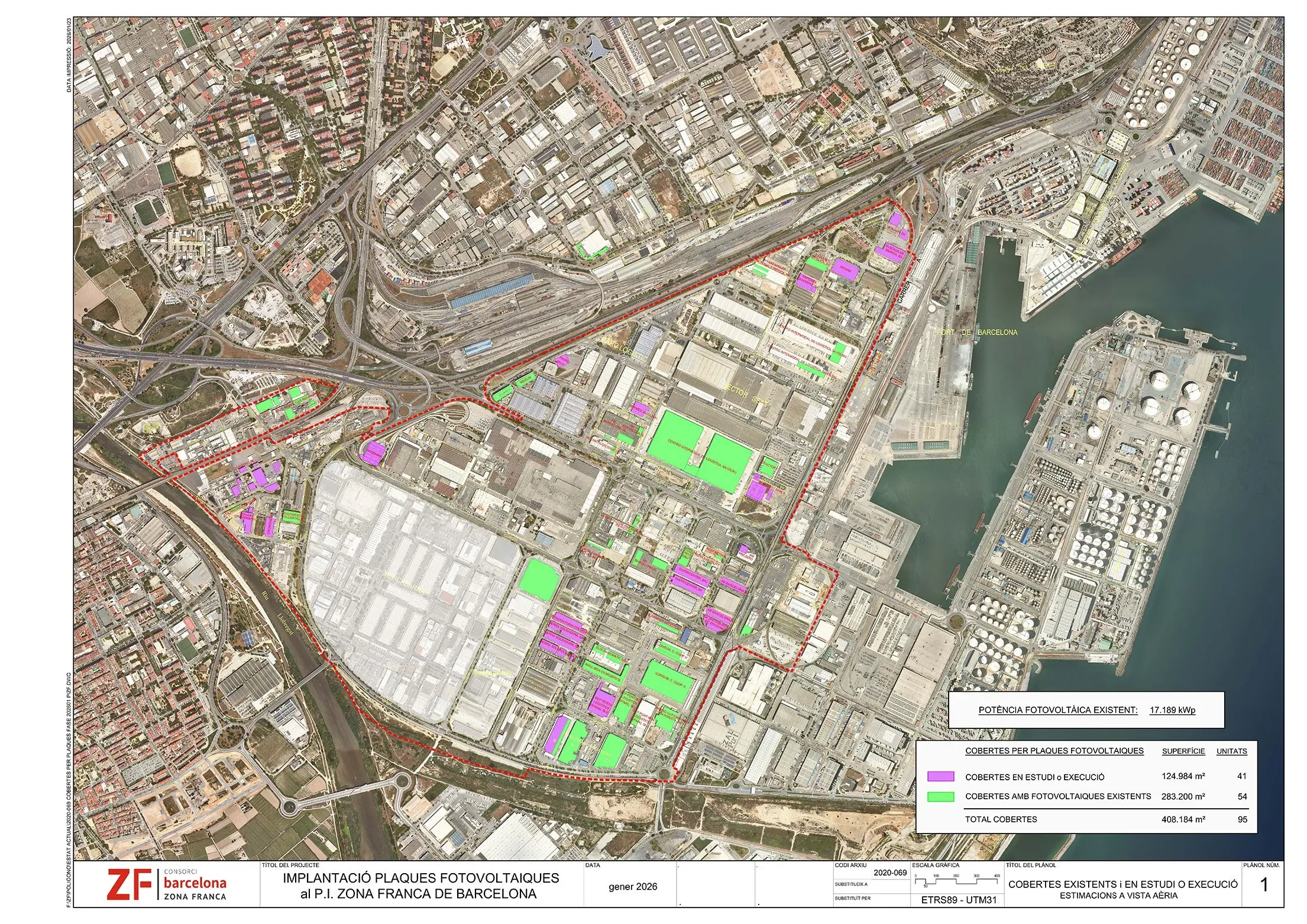 El Distrito 4.0 de Barcelona acelera su transición energética con un aumento del 41,5% en energía solar