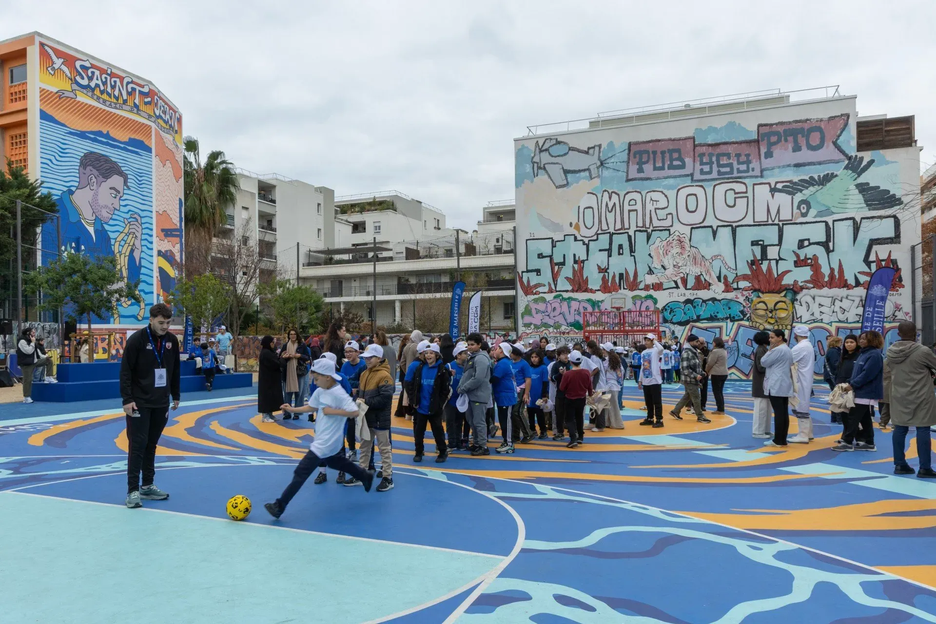 Marsella reinaugura el City Stadium de Peyssonnel como nuevo referente deportivo y comunitario