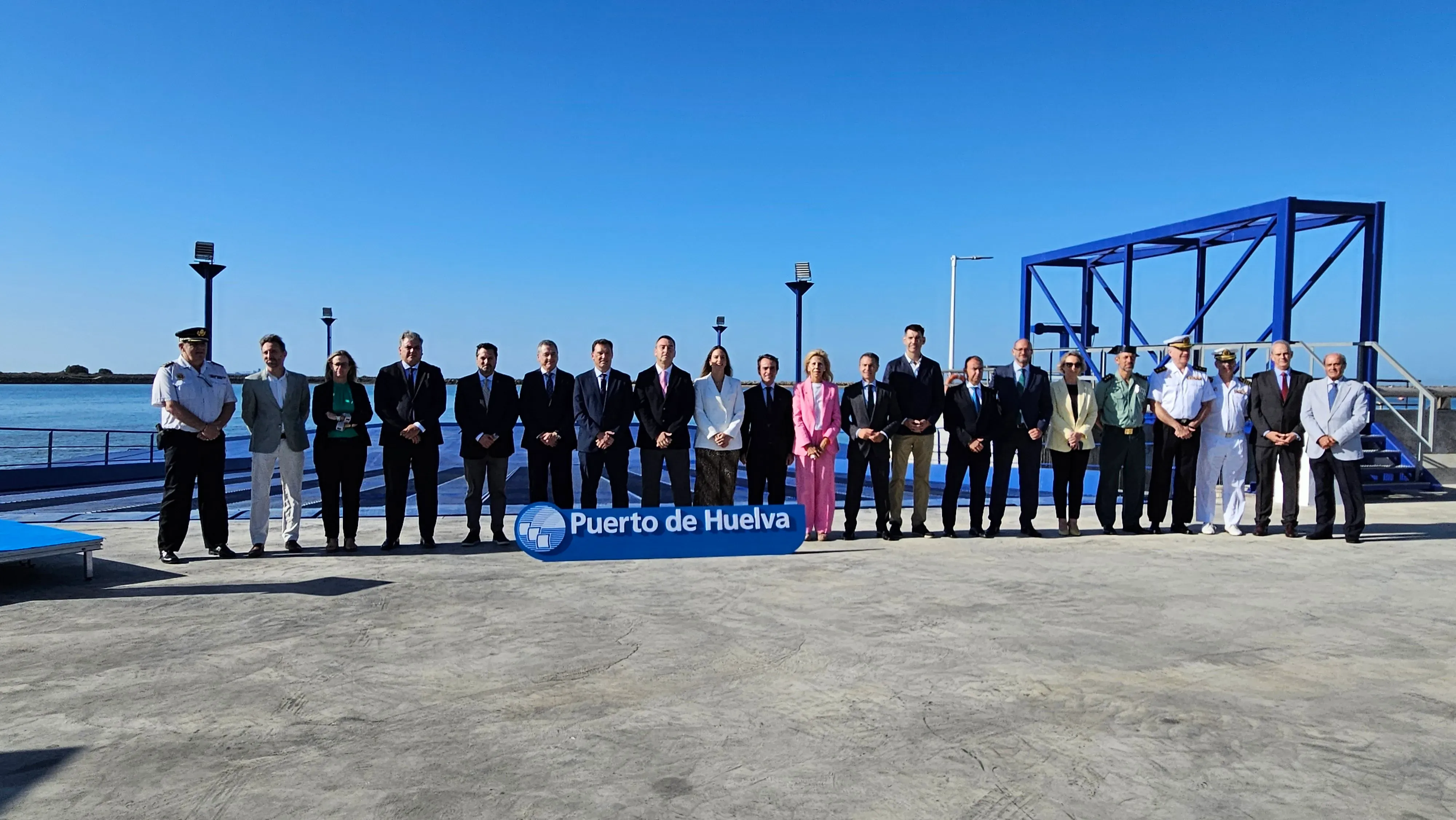 El Puerto de Huelva inaugura una nueva doble rampa ro-ro para tráfico de mercancía rodada en el Muelle Sur