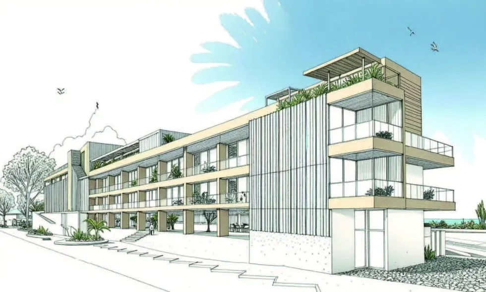 El Hotel Puerto América se proyecta como un 5 Estrellas Gran Lujo integrado en el entorno portuario de Cádiz