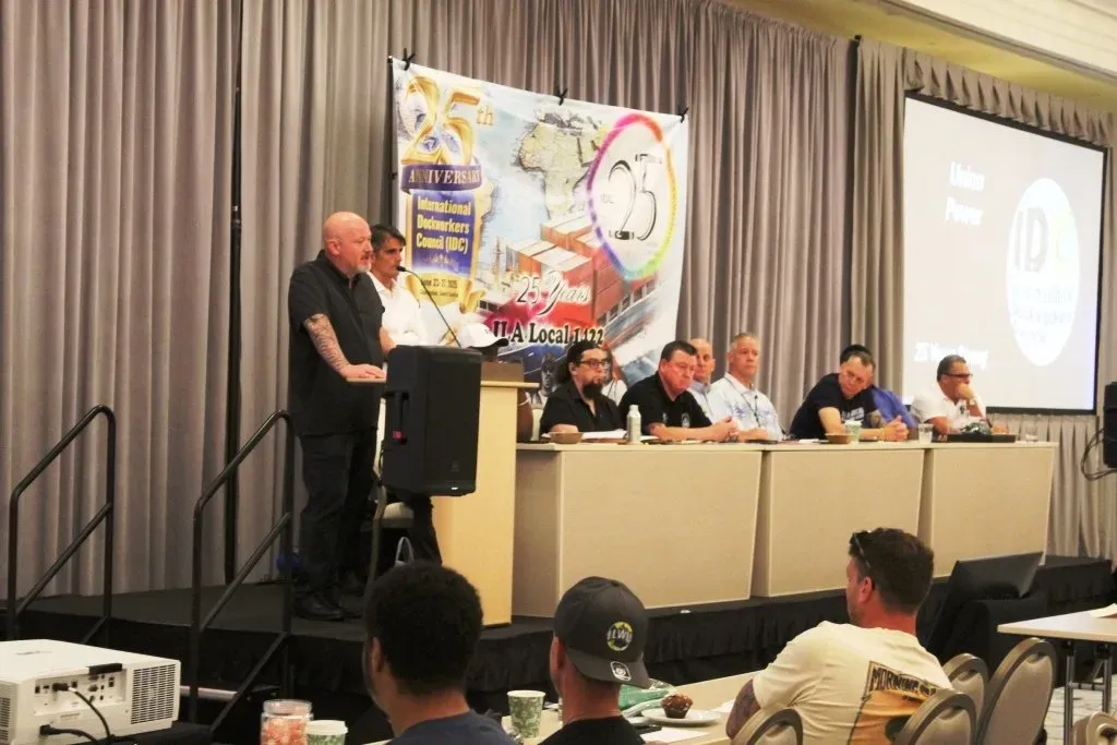 El International Dockworkers Council conmemora en Charleston su 25º aniversario