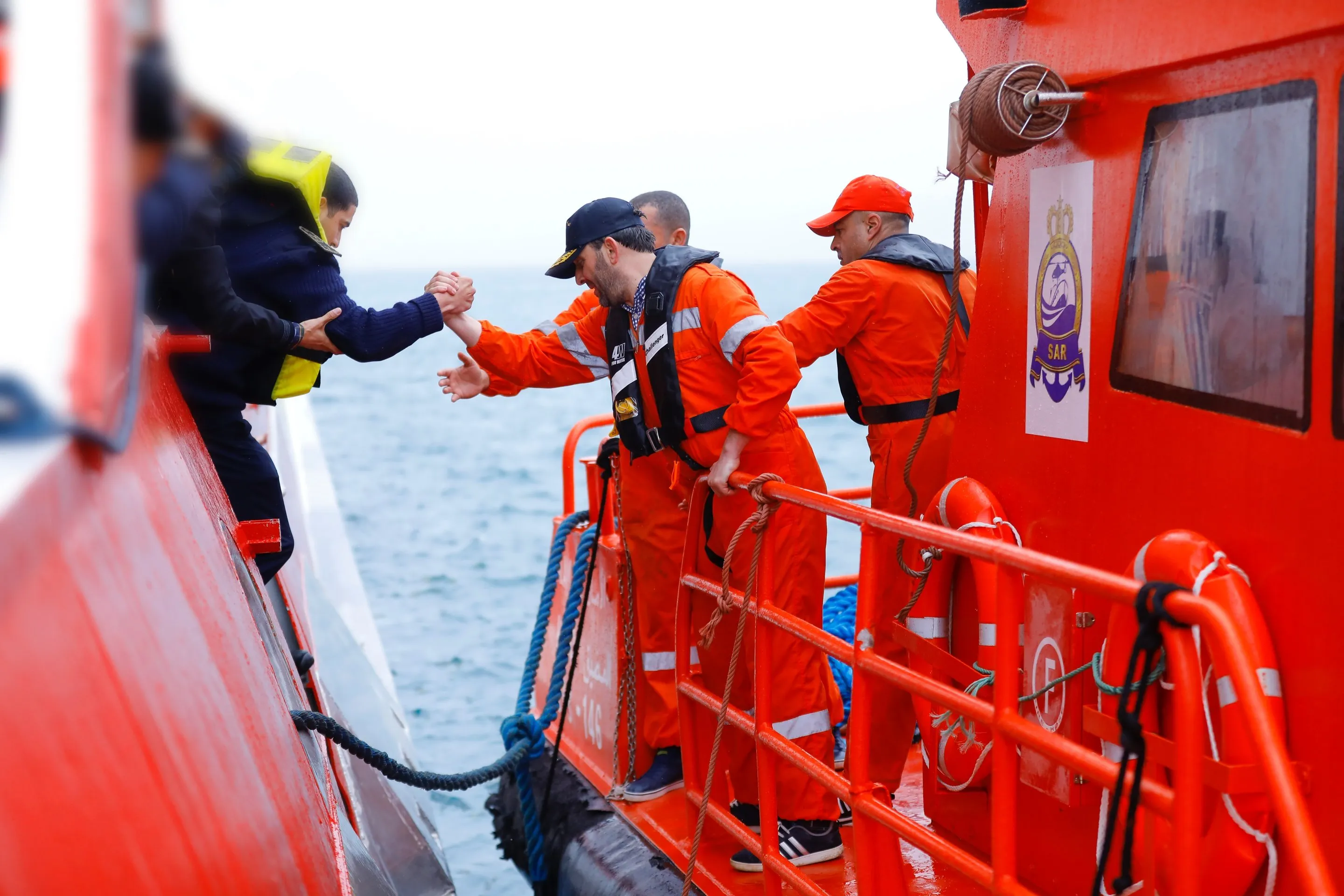 FRS realiza un exitoso simulacro de salvamento en alta mar